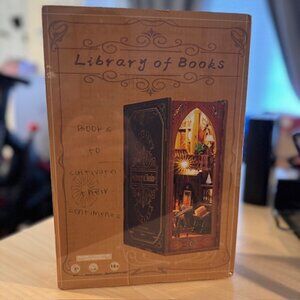 DIY Book Nook 3D Puzzle Bookend